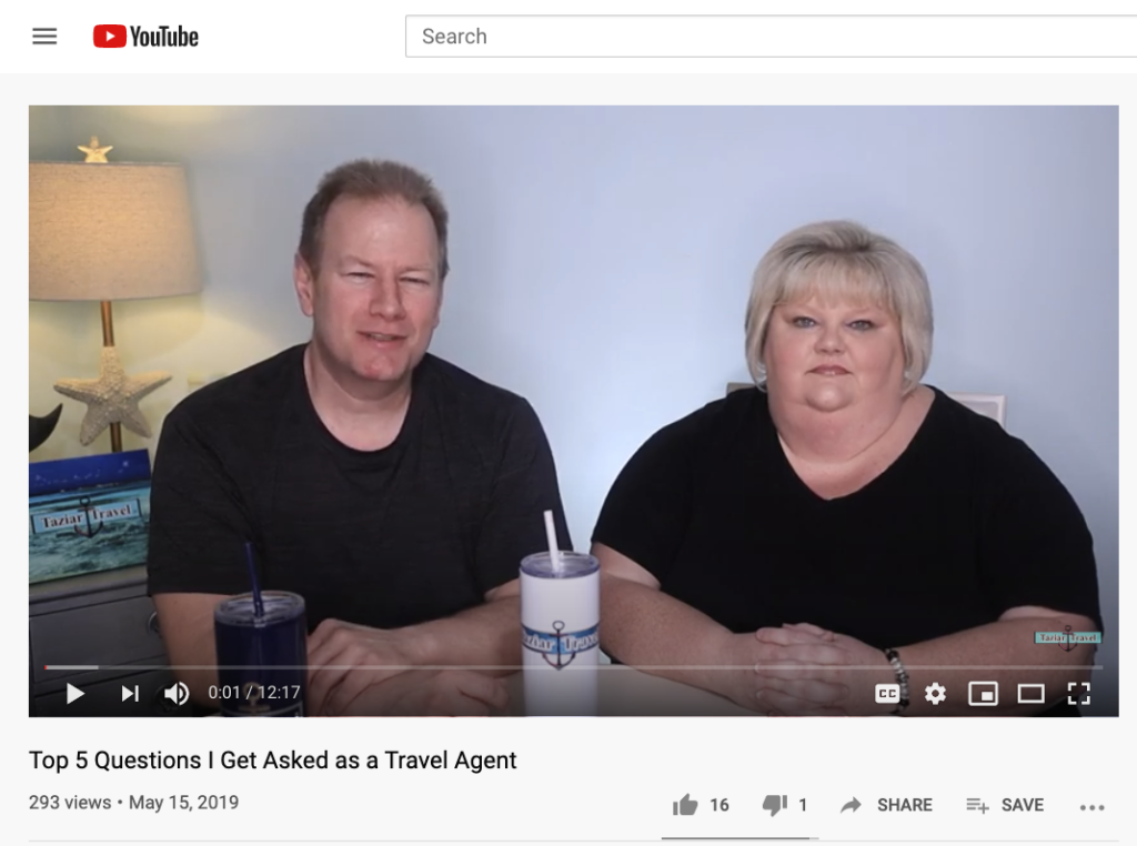 travel agent video